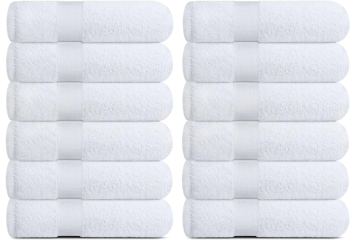 Soft Washcloth Face Body Towel Set 12x12