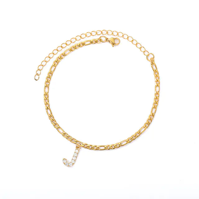 Initial Letter Anklets