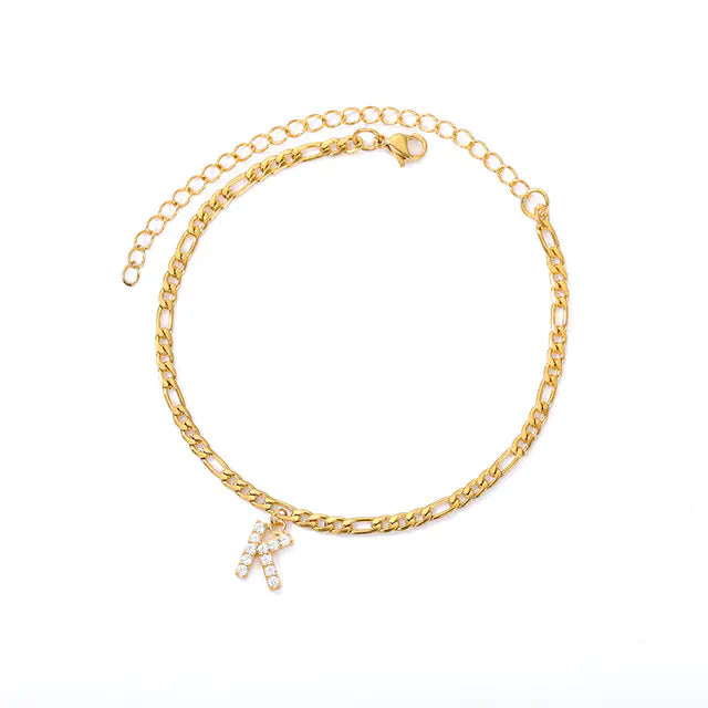 Initial Letter Anklets