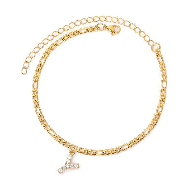 Initial Letter Anklets