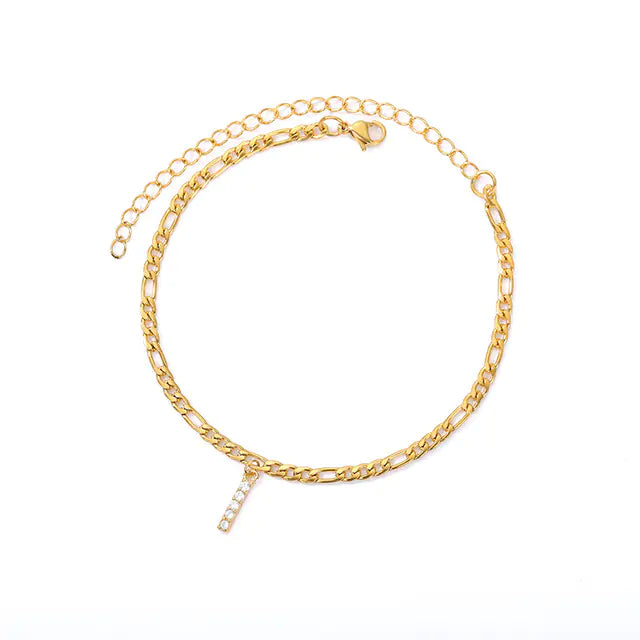 Initial Letter Anklets