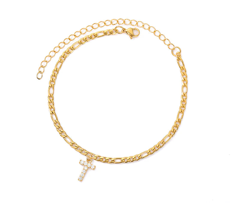 Initial Letter Anklets