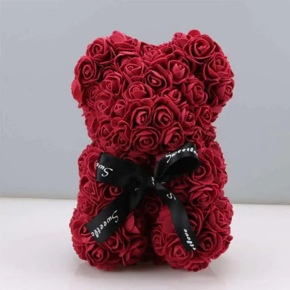 25cm Rose Teddy Bear