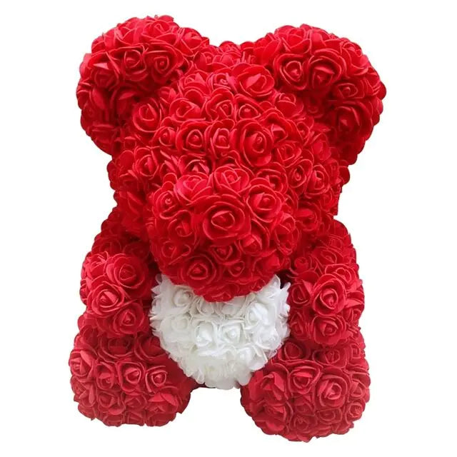 Luxurious Rose Foam Teddy Bear Gift