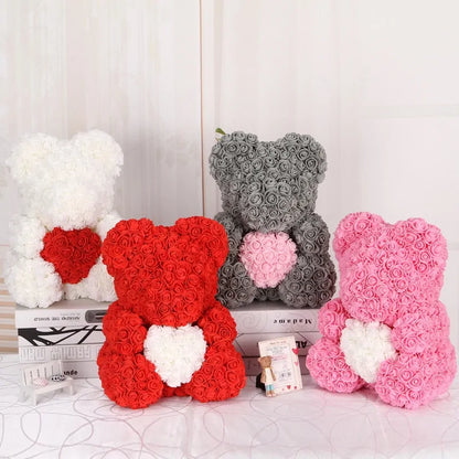 Flower Rose Teddy Bear