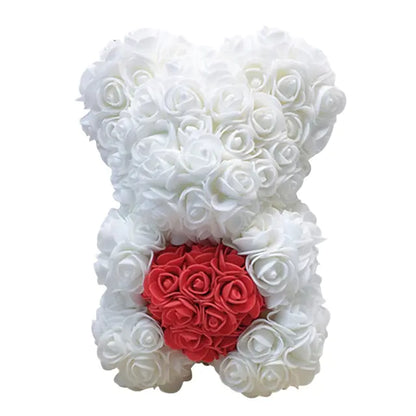 25cm Rose Teddy Bear