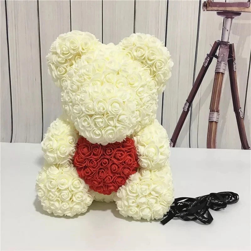 Flower Rose Teddy Bear