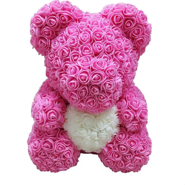 Luxurious Rose Foam Teddy Bear Gift