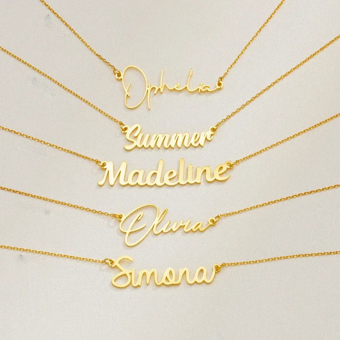 Personalized Cursive Letter Pendant