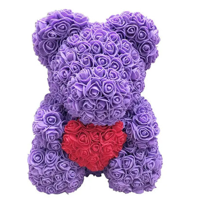 Luxurious Rose Teddy Bear