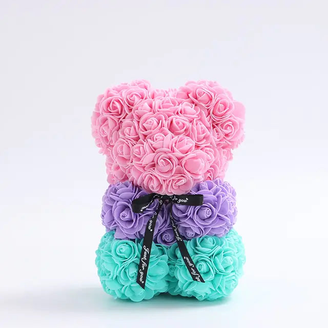 25cm Rose Teddy Bear