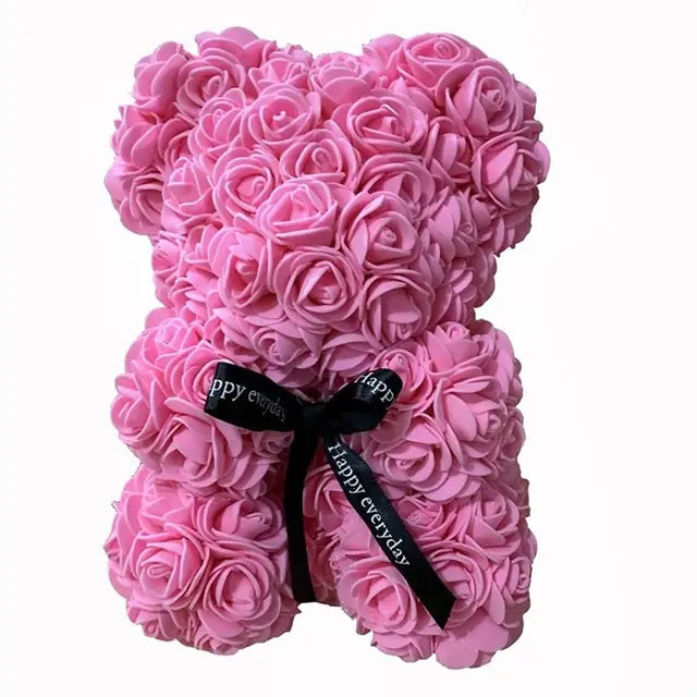 Luxurious Rose Foam Teddy Bear Gift