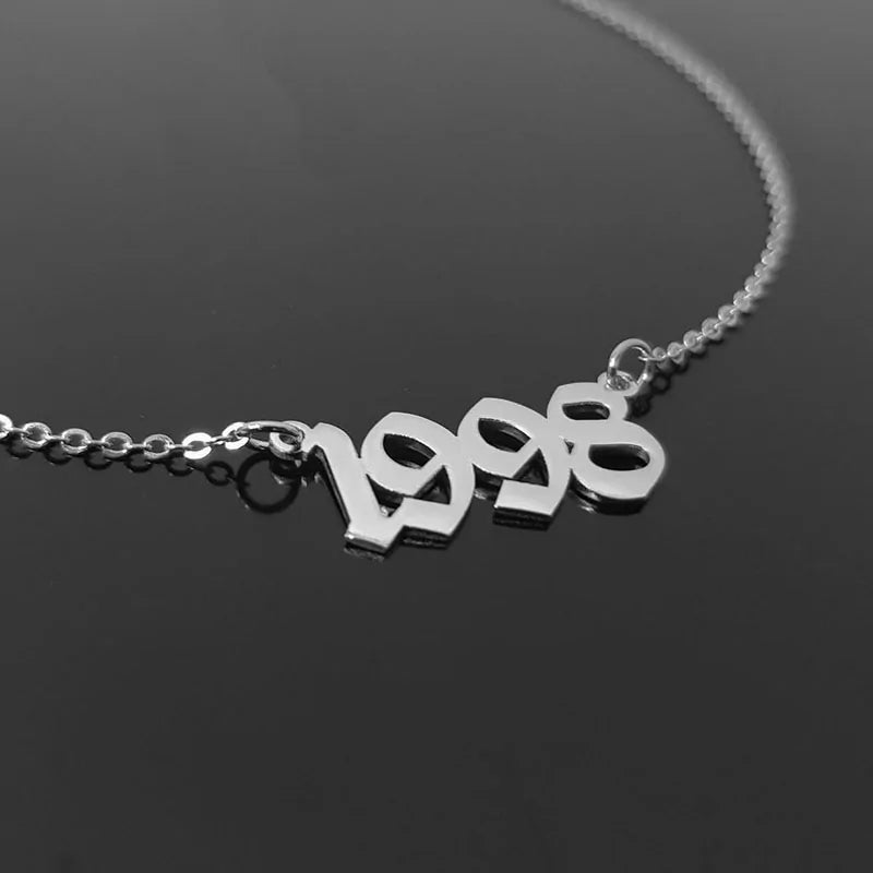 Personalized Wedding Date Necklace