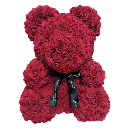 Luxurious Rose Foam Teddy Bear Gift