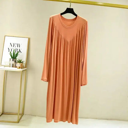 Summer Loose Long Home Wear Sleepwear Dresses