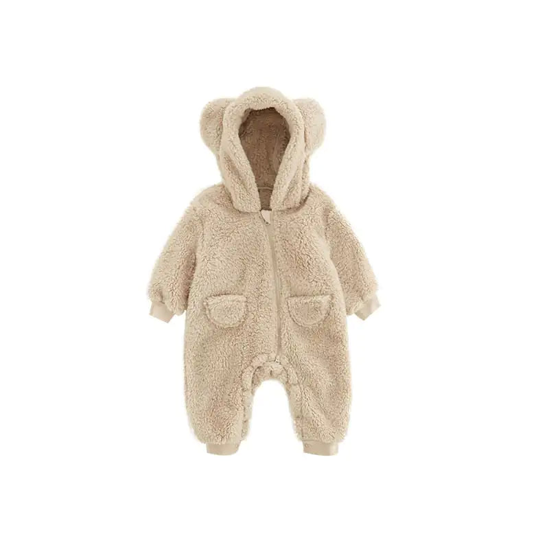 Furry Cotton Teddy Bear Bodysuit