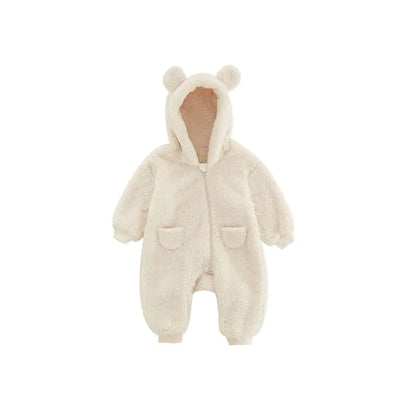 Furry Cotton Teddy Bear Bodysuit