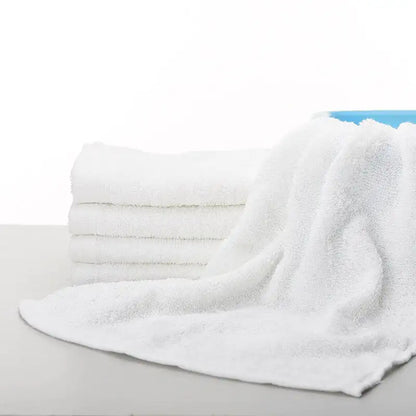 White Cotton Bath Towels