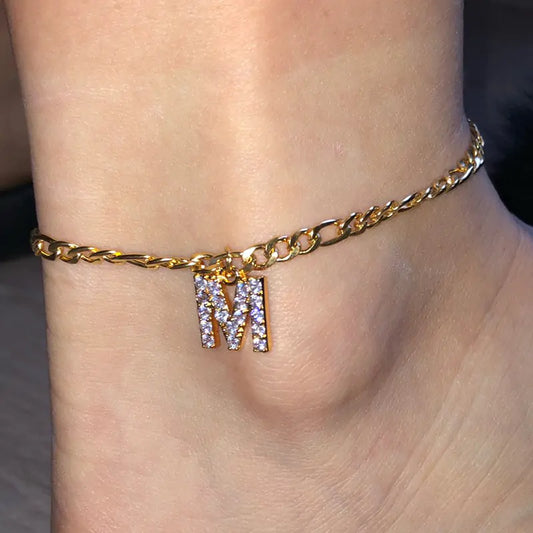 Initial Letter Anklets