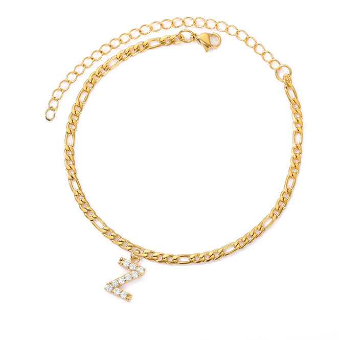 Initial Letter Anklets