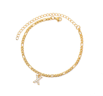 Initial Letter Anklets