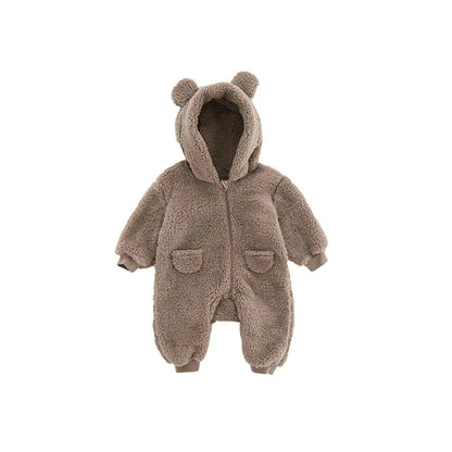 Furry Cotton Teddy Bear Bodysuit