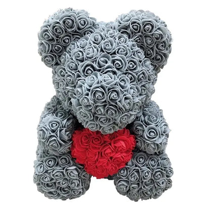 Luxurious Rose Foam Teddy Bear Gift