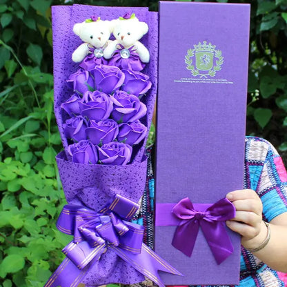 Teddy Bear Flower Bouquet