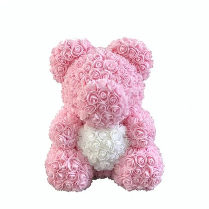 Flower Rose Teddy Bear