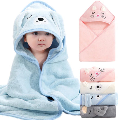 Cartoon Animal Baby Bath Towels