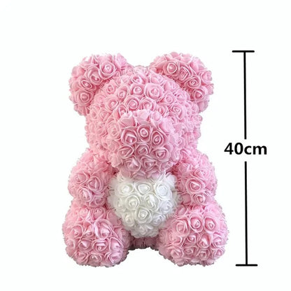 Flower Rose Teddy Bear