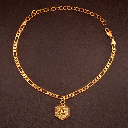 Initial Letter Anklet