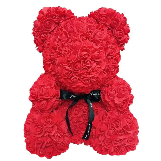 Luxurious Rose Foam Teddy Bear Gift