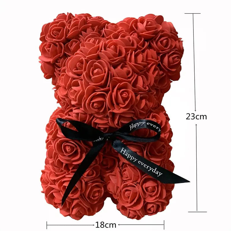 Luxurious Rose Foam Teddy Bear Gift