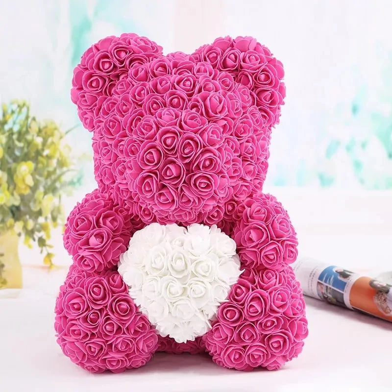 Flower Rose Teddy Bear