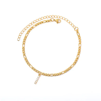 Initial Letter Anklets